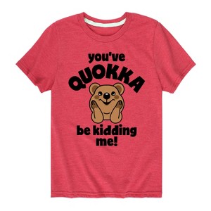 Boys' - Instant Message - You've Quokka Be Kidding Me Short Sleeve Graphic T-Shirt - 1 of 4