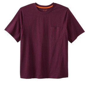 Boulder Creek by KingSize  Heavyweight Crewneck Pocket T-Shirt - 1 of 4