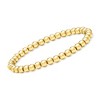 Pure Collection by Ross-Simons Italian 18kt Gold Vermeil Jewelry Set: 3 3-5mm Bead Stretch Bracelets - 4 of 4