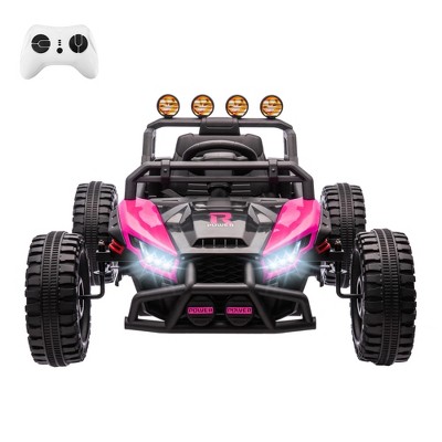 24V Ride on Car for Kids, Electric Car with Remote Control, Single Seater Kid Electric Ride on Toys with Bluetooth
