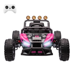 24V Ride on Car for Kids, Kids Electric Car with Remote Control, Electric Ride on Toys with Bluetooth LED Lights for Kids 3-8 Years - 1 of 4