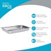 BIRDROCK HOME Stainless Steel Steam Table Pans, Full-Size, 9.1 qt, 24 Gauge Steel, 2.5" Depth, Meal Prep, Cooking & Food Storage (6 Pack) - 2 of 4