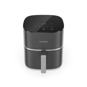 Chefman TurboX 5-Quart Air Fryer, 4 Cooking Functions + Digital Touch Controls - Gray - 1 of 4