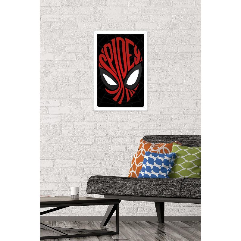 Trends International Marvel Comics - Spider-Man - Text Face Framed Wall Poster Prints, 2 of 7