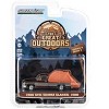 1986 GMC Sierra Classic 1500 Pickup Truck Dark Brown Metallic with Modern Truck Bed Tent 1/64 Diecast Model Car by Greenlight - 3 of 3