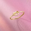 Pure Collection by Ross-Simons Italian 14kt Yellow Gold Love Knot Ring - 4 of 4