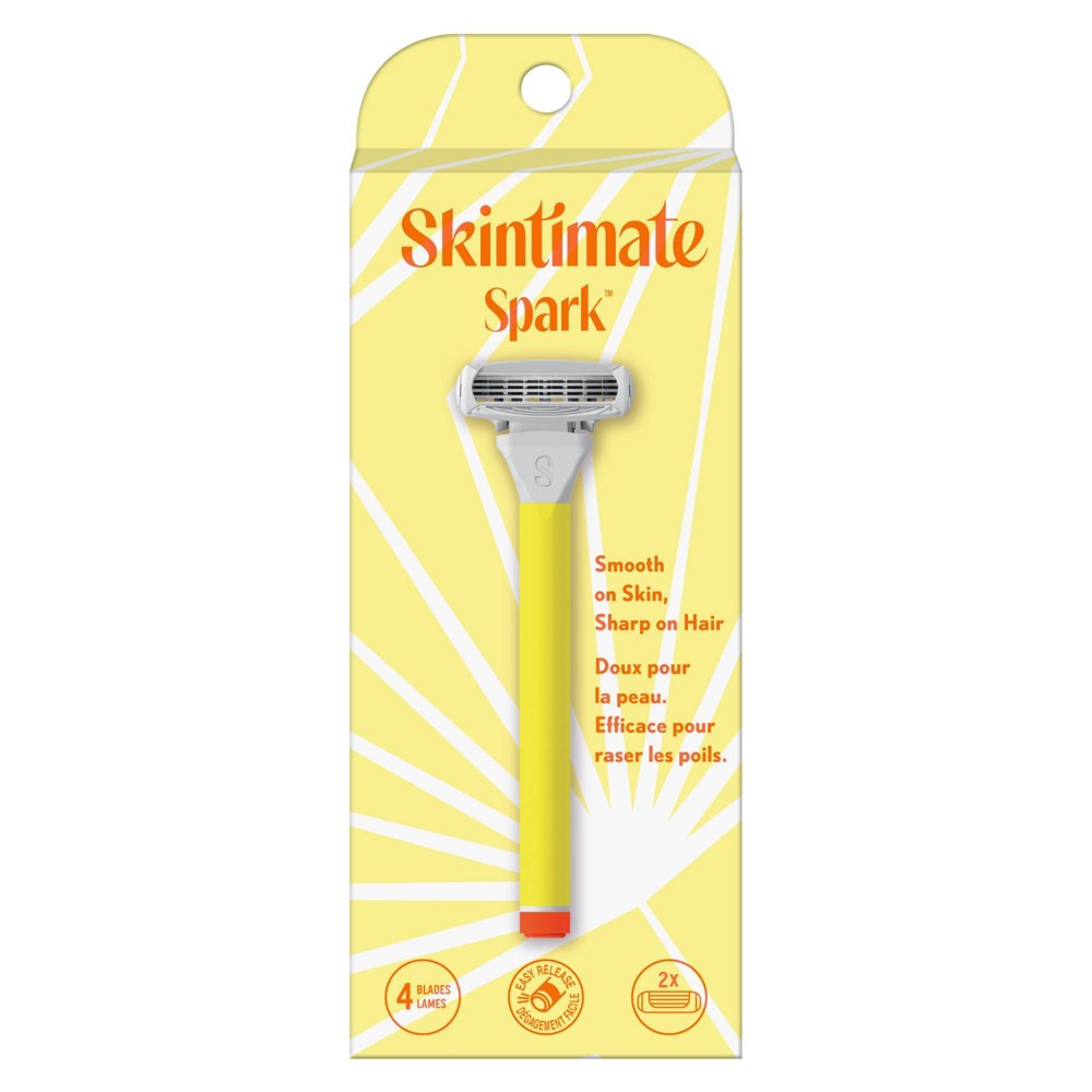 Skintimate Spark Women s Razor  1 Razor Handle and 2 Refills
