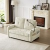 NicBex Modern Pull Out Sofa Bed Convertible Sofa Couch with Adjustable Back, Charging Ports and Cup Holders for Living Room - 3 of 4
