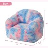 Oversized Bean Bag Chair, Memory Foam Lounger for Adults & Kids, Dorm Room Couch Replacement for Living Rooms, Bedrooms, Blue - 2 of 4