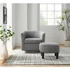 CAVINAS Accent Chair, Swivel Accent Chair 360～ Comfy Recliner Corduroy Arm Chair Single Sofa with Ottoman for Living Room Bedroom - 2 of 4