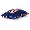 12"x18" Outdoor/Indoor Patriotic Truck Lumbar Throw Pillow Red - Pillow Perfect: Velvet, 4th of July Decor - 3 of 4