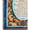 Manual Woodworks and Weavers Inspirational Faith-Based Tapestry Throw 50x60 – The Lord’s Prayer Blanket - 3 of 3