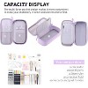 Paaaawaters Durable Pen Pencil Case Big Storage Pen Pouch Bag for School Supplies Office College Teen Girls Adults, Purple - 2 of 4