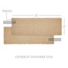 Greetings Jute Burlap Tan Runner 12x36  VHC Brands - 2 of 3