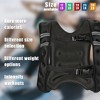 Weighted Vest, 16lb/25lb/30lb Weight Vest, Workout Equipment for Strength Training Running - 2 of 4