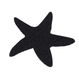Unique Bargains Women's Starfish Shape Hair Pad Bangs Black 1 Pc - 1 of 4