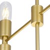 CWI Lighting Hand Crank 12 Light Chandelier With Medallion Gold Finish - 4 of 4
