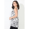 Catherines Women's Plus Size Breezeway Georgette High-Low Tunic Tank - 4 of 4