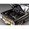 1961 Chevrolet Impala Open Convertible Lowrider Black with Gold "American Collectibles" 1/18 Diecast Model Car by Sun Star - 3 of 4