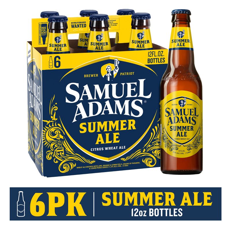 Samuel Adams Summer Ale Seasonal Beer - 6pk/12 fl oz Bottles, 4 of 11
