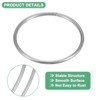 Unique Bargains Metal Electroplating Macrame Crafting Crafts Hoop 12 Pcs - 2 of 4