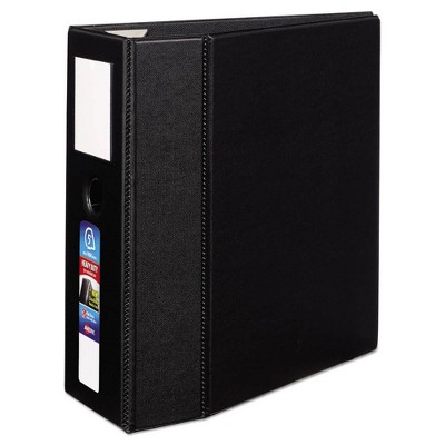 5" Heavy-Duty Ring Binder with One Touch EZD Rings 11" x 8.5" Black - Avery
