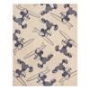 Disney Mickey Mouse Surfing Coastal Graphic Navy Blue Beige Flatweave Indoor Outdoor Area Rug - 2 of 4