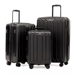 Nonstop NEW YORK 3 Piece Set (20"/24"/28") 4-Wheel Luggage Set + 2 packing cubes