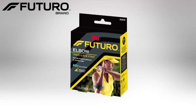 FUTURO Tennis Elbow Strap Adjustable size - 1ct, 2 of 11, play video
