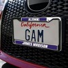 James Madison University Alumni Logo Full Size Standard License Plate Metal Frame - 3 of 4