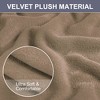 PiccoCasa Velvet Plush Stretch Sofa Slipcovers with Cushion Cover 2 Pcs - 3 of 3