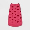 Dog and Cat Sweater - Pink/Red - Boots & Barkley™ - image 2 of 4