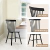 Arceso Windsor Dining Chair Set of 4, Spindle Back Wooden Chairs for Kitchen and Dining Room, Restaurant, Cafe, Hotel, Black - 4 of 4
