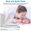 Toilet Seats Elongated,Extra Long Toilet Seat,Built-In Potty Training Seat for Toddlers, Easy Installation & Release with Hardware - 3 of 4