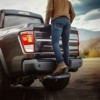 VEVOR Hitch Step for 2 Inch Receiver, Strong Steel Construction with 350 LBS Load Capacity, Rear Bumper Guard Protector with Pin Lock, Black - 2 of 4