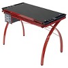 Canvas & Color Adjustable Craft Station Red/Black Glass - Studio Designs - image 2 of 4