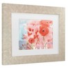 Trademark Fine Art Sheila Golden Poppy Field 3 Matted Framed Art - 3 of 4