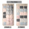 1pc Panty Underwear Storage Bag, Hanging Bag, Wall Hanging Double Sided Hanging Bra Bag - 2 of 3