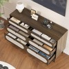 Rattan 6 Different Drawer Dresser for Bedroom - 4 of 4