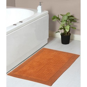 Home Weavers Luxury Collection 100% Cotton Tufted Bathroom Rug, Non-Slip Latex Bath Rug - 1 of 4