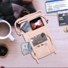 Generic Passport Holder Neck Pouch Travel Wallet, RFID Blocking Security Slim Traveling Wallet - 4 of 4
