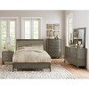 NicBex Nightstand with 3 Drawers,1pc Side Table with Wood Frame,Bedside Table for Bedroom,Living Room - 2 of 4