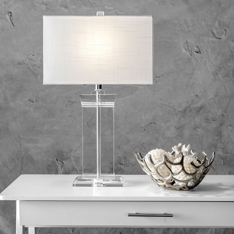 nuLOOM Toledo 25" Crystal Table Lamp Lighting - Clear 25" H x 9" W x 15" D, 2 of 8