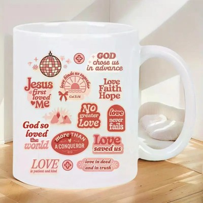 Valentine'S Day Insulated Ceramic Cup Is Perfect for Hot And Cold Drinks, Reusable