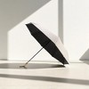 Unique Bargains Umbrella Manual Eight-Bone Sun and Rain Dual-Use Imitation Wood Grain-Sun Protection Impact Cloth 37.40"x26.77" 1 Pcs - 2 of 4