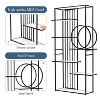 6 Tiers Home Office Bookcase Open Bookshelf with Black Metal Frame Storage Large Bookshelf Furniture, Vintage Industrial-The Pop Home - 4 of 4