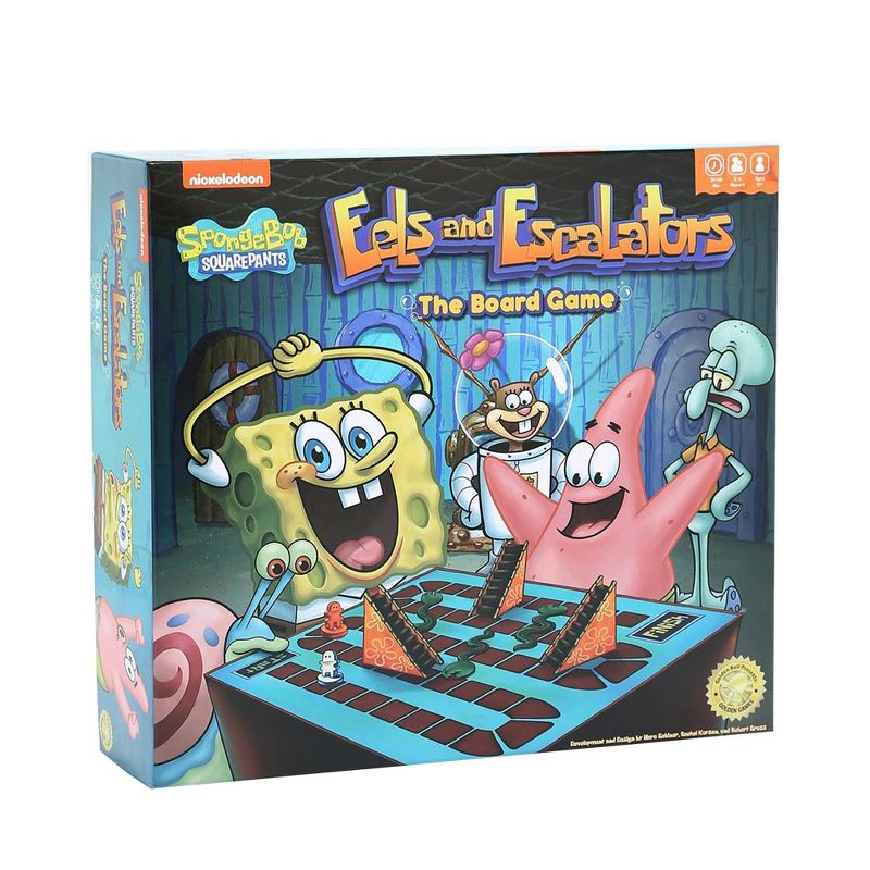 Golden Bell Studios Spongebob SquarePants Eels and Escalators Board Game, 1 of 4
