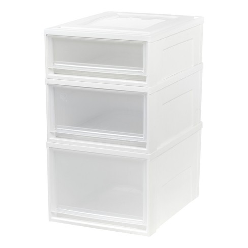 Iris Stacking Plastic Storage Drawers Target