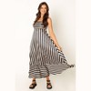 Petal and Pup Brea Maxi Dress - Black Stripe XL - 4 of 4