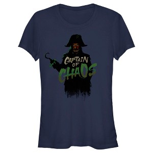 Juniors Womens Peter Pan & Wendy Captain Hook Captain of Chaos T-Shirt - 1 of 4